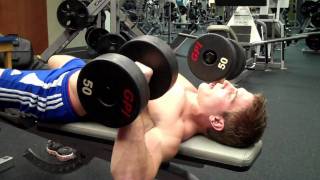 How To Dumbbell Chest Press [upl. by Enirbas302]