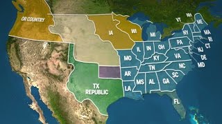 How The US Map Has Changed In 200 Years [upl. by Adohr]