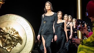 Versace Womens FallWinter 2019  Fashion Show [upl. by Ahsemaj]