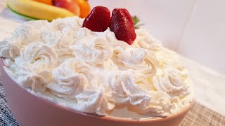 Homemade Mascarpone Whipped Cream Recipe [upl. by Dacy]