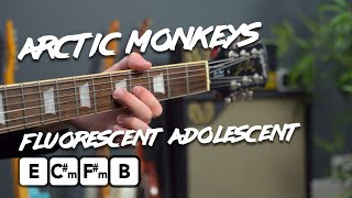 Fluorescent Adolescent Guitar Lesson  Arctic Monkeys  How to play [upl. by Elleinet]