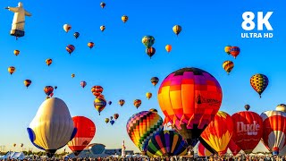 Albuquerque Balloon Fiesta  8K Ultra HD Timelapse [upl. by Asoj371]