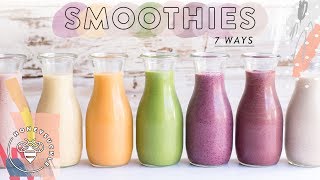 7 LifeChanging HEALTHY SMOOTHIES 🍓 HONEYSUCKLE [upl. by Alag]