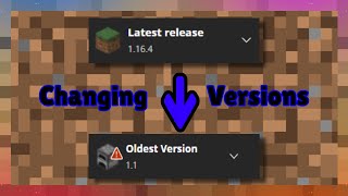 How to Change your Version of Minecraft Java Edition [upl. by Albemarle]