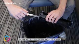 How to Remove the Toner Cartridge Sealing Tape [upl. by Enovaj]