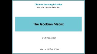 Jacobian Matrix [upl. by Hendel]