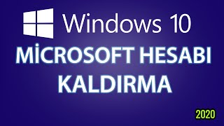 WİNDOWS 10 MİCROSOFT HESABI KALDIRMA 2024 GÜNCEL [upl. by Elisabetta]