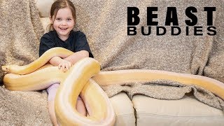 7YearOld’s Bestie Is A 15ft Python  BEAST BUDDIES [upl. by Zahavi]