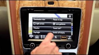 Bentley Tutorials  Navigation Map  Morries Luxury Auto MN [upl. by Ettenyar]