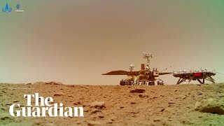 China releases footage from its Mars rover [upl. by Ybsorc]