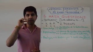 Edexcel AS Economics  6 Marker Exam Technique [upl. by Nomra975]