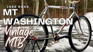 Neo Klunker 1988 Ross Mt Washington Vintage Mountain Bike Restoration [upl. by Egwan861]