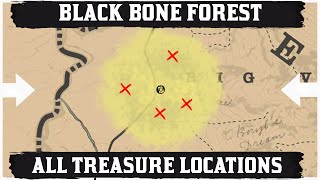 ALL Blackbone Forest Treasure Map Location [upl. by Nnahteb370]