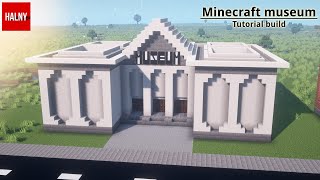 Minecraft museum build tutorial Part 1 [upl. by Eiramnwad732]