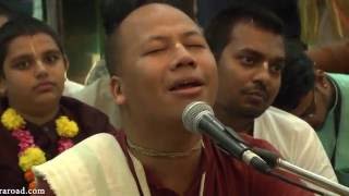 Hare Krishna Kirtan by Mathura Jivan Prabhu  ISKCON Mira Road Kirtan Mela  Krishna Consciousness [upl. by Adikam]