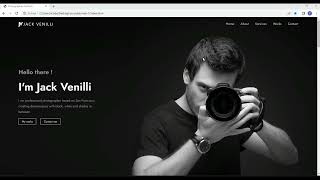 Create Photography Portfolio Using HTML and CSS [upl. by Kotto460]