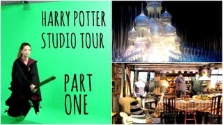 Harry Potter Studio Tour  Part One  MoreZoella [upl. by Anaytat]