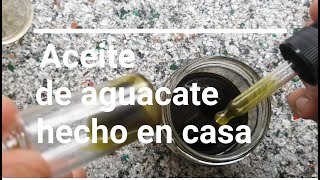 ¿Cómo hacer aceite de aguacate [upl. by Anitsud]