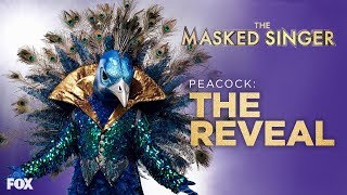 The Peacock Is Revealed  Season 1 Ep 10  THE MASKED SINGER [upl. by Suoivatra]