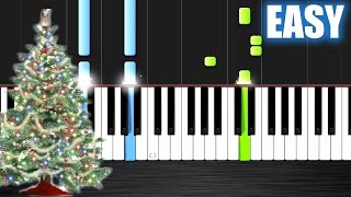 Wham  Last Christmas  EASY Piano Tutorial by Plutax  Synthesia [upl. by Nirak]