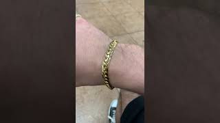 Daniel Jewelry Inc 8MM 14k Gold Handmade Miami Cuban Link Bracelet Quick Look [upl. by Inaluahek]