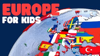 Europe for Kids  Learn interesting facts and History about the European Continent [upl. by Tonie]