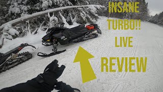 First Ride Skidoo 900 Ace Turbo Live Review [upl. by Anagrom]