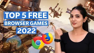 Top 5 Free Best Browser Games In 2022  No Download [upl. by Nnylak]