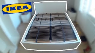 IKEA How To Build an MALM BED  monter lit [upl. by Devon814]