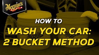 How To Wash Your Car Two Bucket Method with Meguiars [upl. by Ocirled]