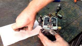 Harley Keihin carburetor inlet fuel fitting replacement [upl. by Neerehs]