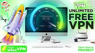 Highspeed Unlimited VPN BrowsingDownloading For Free in PC [upl. by Antoinetta]