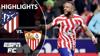 Atletico Madrid vs Sevilla  La Liga Highlights  ESPN FC [upl. by Alethea]