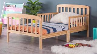 Assembly Instructions Classic Wooden Toddler Bed Frame [upl. by Rovert]