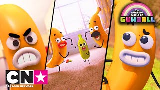 Gumball  Najlepsze momenty Banana Joe  Cartoon Network [upl. by Atteloc]