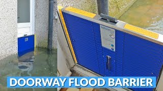 Incredible Doorway Flood Barrier [upl. by Lebezej721]