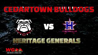 BASEBALL Cedartown Bulldogs at Heritage Generals [upl. by Lazaruk]