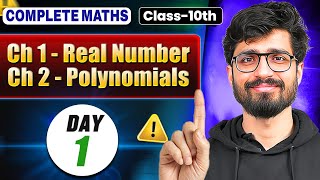 Class 10 Maths  Day 1  Real Numbers amp Polynomials  Class 10  Alakh Pandey  Ritik Sir [upl. by Eikcim]