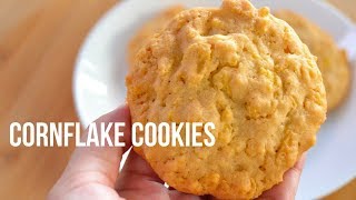 EASY CORNFLAKE COOKIES RECIPE 5 INGREDIENTS [upl. by Catharine]