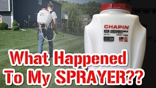 Why I Cant Recommend The Chapin Backpack Sprayer [upl. by Costello]