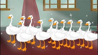 Les Cygnes sauvages  dessin animé en français  Conte pour enfants avec les Ptits Zamis [upl. by Aicined19]