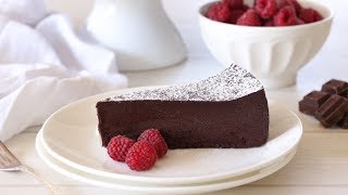 Flourless Chocolate Cake Recipe  Chocolate Torte Recipe [upl. by Annad]