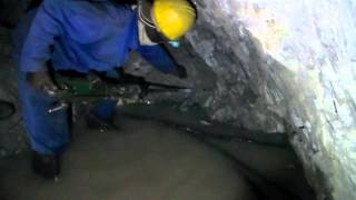 underground mining of antimony ore in Zimbabwe [upl. by Orford274]