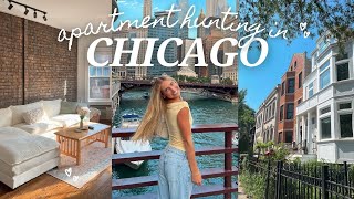 APARTMENT HUNTING IN CHICAGO  touring 5 apartments with rent prices [upl. by Jeroma]