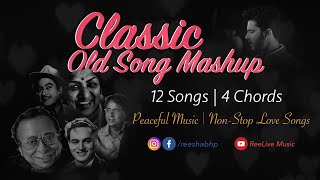 Classic Old Song Mashup  NonStop Old Bollywood Songs  Love Songs  Peaceful Music  Reeshabh P [upl. by Celestyn]