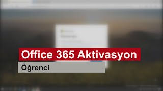 Office 365 Aktivasyon  Öğrenci [upl. by Elletsirhc438]