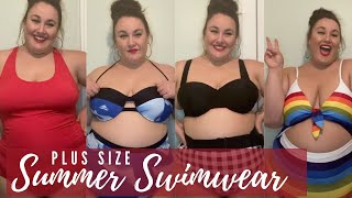 MASSIVE PLUS SIZE SWIMSUIT HAUL [upl. by Ylrebnik]