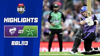 Hobart Hurricanes v Melbourne Stars  BBL13 [upl. by Mcdermott]