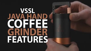 VSSL Java Hand Coffee Grinder Features [upl. by Pergrim]