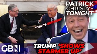 WATCH Trump SHOWS STARMER UP with subtle digs and HILARIOUS shut down  thats enough [upl. by Hollander]